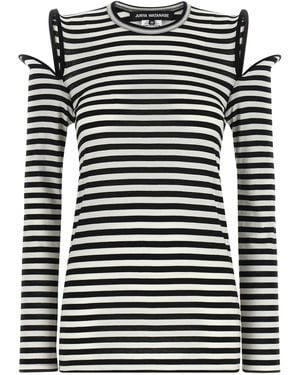 Junya Watanabe Sculptural Shoulder T-Shirt - Black