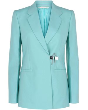 Givenchy Fitted U-Lock Jacket - Blue