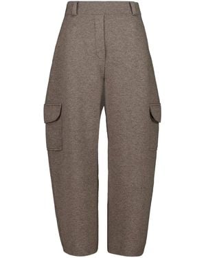 Lisa Yang Azaria Cargo Knitted Pants - Gray