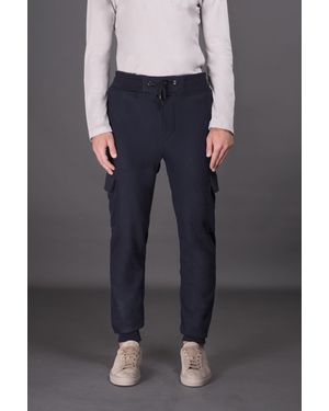 Moorer Dark Cargo Pants - Black