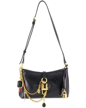 Dolce & Gabbana Dolce & Gabbana Lock Shoulder Bag - Black