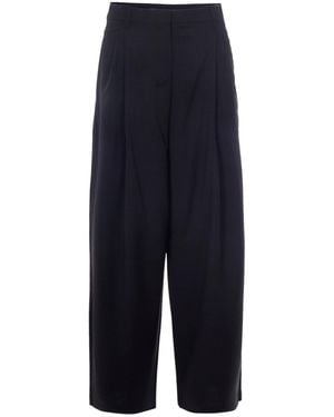 Max Mara Palazzo Pants Taro - Blue
