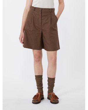 Weekend by Maxmara Wkdecuba Short Trouser Chocolate - Brown