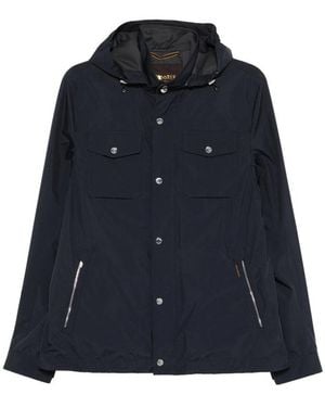 Moorer Hooded Jacket - Blue