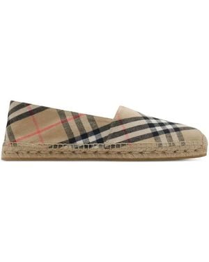 Burberry Mf Mews Espadrille Flat - Brown