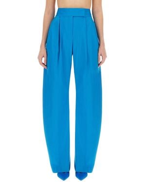 The Attico Oversized Long Pants For - Blue