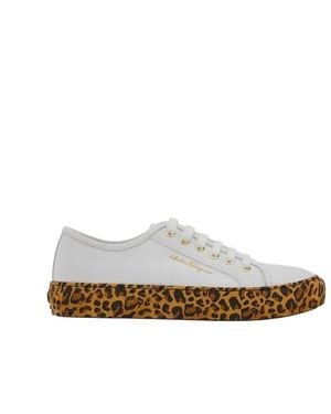Ferragamo Gancini Sneakers - White