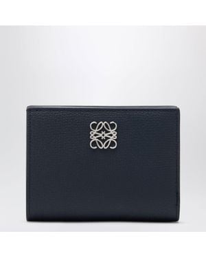 Loewe Anagram Compact Wallet - Blue