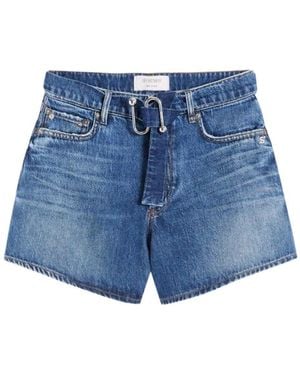 Max Mara Spxfiesta Azul Noche Vintage Algodon Pants - Blue