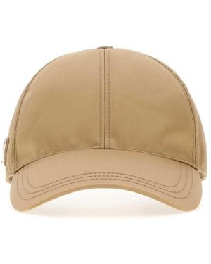 Prada Re-Nylon Baseball Cap - Natural