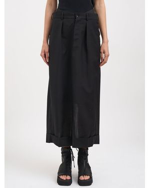 Junya Watanabe Long Mohair Mix Skirt - Black