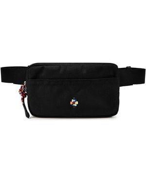 Marcelo Burlon Colorful Cross Logo Fanny Pack - Black