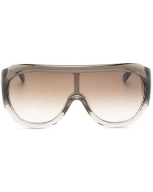 Phoebe Philo "Bombe" Oversized Sunglasses - Natural