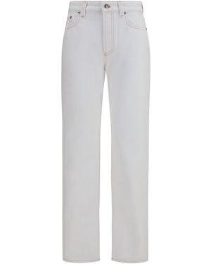 Versace High-Waisted Jeans - Gray