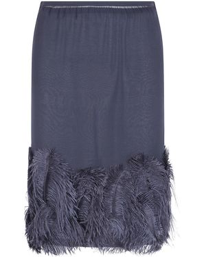 Semicouture "Quanna" Pencil Skirt - Blue