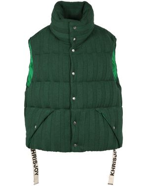Khrisjoy Puff Knitted Padded Bodywarmer - Green