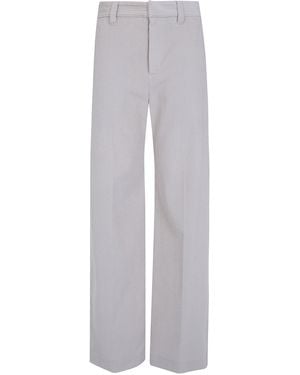 Brunello Cucinelli Wide Leg Pants - Gray
