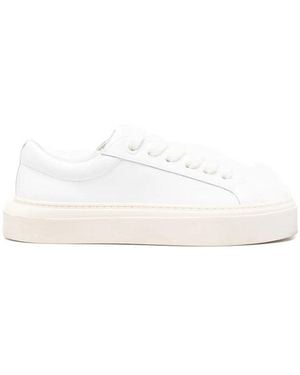 Cole Buxton Sneakers Calf Leather - White