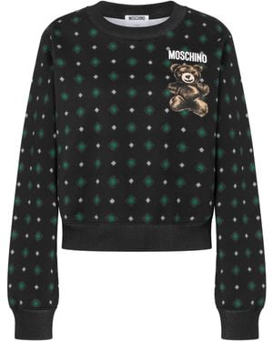 Moschino Cotton Organic Sweatshirt - Black