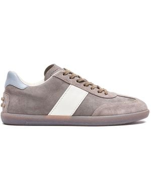 Tod's Loam Paneled Lace Up Shoes - Brown