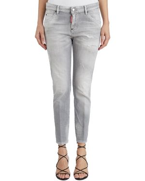 DSquared² Cool Girl Denim Pants - Gray
