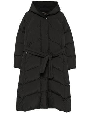 Moorer Padded Hooded Jacket - Black
