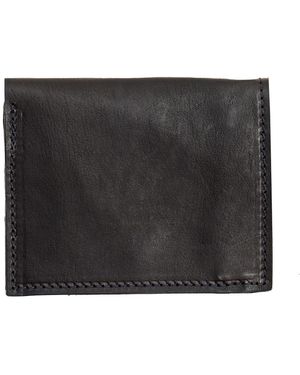 Guidi Double Leather Wallet Wt01Jpm - Black
