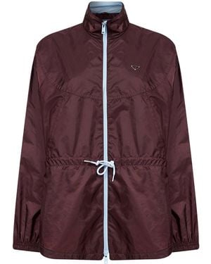 Prada Re-Nylon Blouson Jacket - Purple
