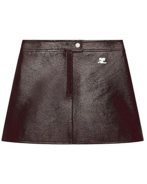 Courreges A-Line Skirt - Brown