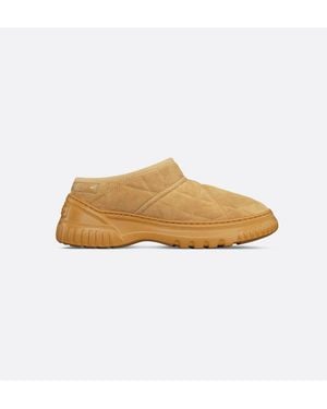 Dior Leather Snow Boots - Natural