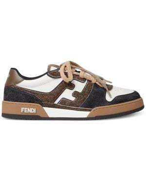 Fendi "Match" Sneakers - Black