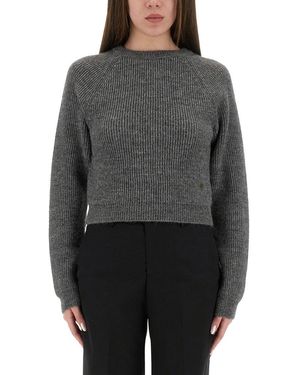 Moschino Cropped Shirt - Gray