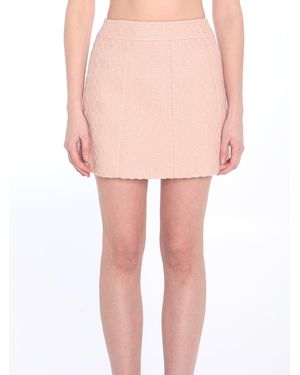 Celine Mini Trapeze Skirt - Pink