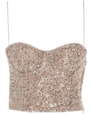 Rochas Sequin Top - White