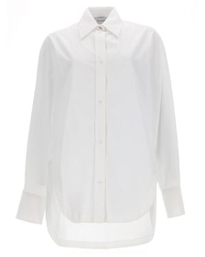 Max Mara Poplin Kimono Shirt - White