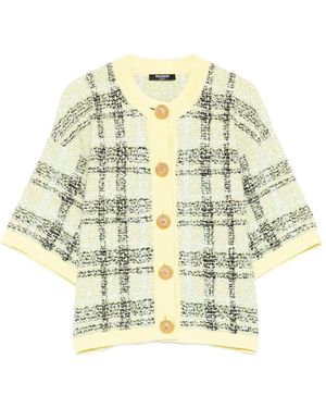 Balmain Polyamide Viscose Polyester Cotton Metallic Jacket