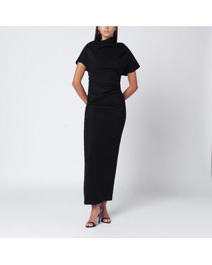 Entire studios Wool Midi Dress - Black