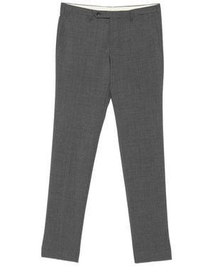 Rota Tailored Wool Pants - Gray
