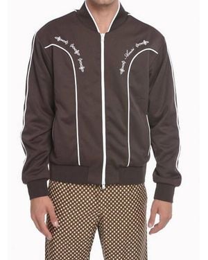 Amiri Sheen Track Jacket - Brown