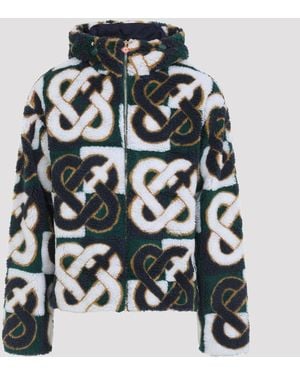 CASABLANCA Fleece Jacket - Black