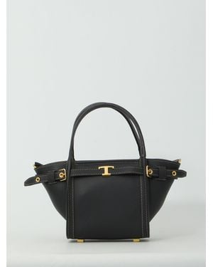 Tod's Mini Leather Shopping Bag - Black