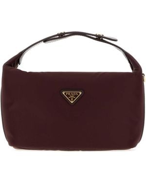 Prada Mini Re-Nylon Chérie Handbag - Purple