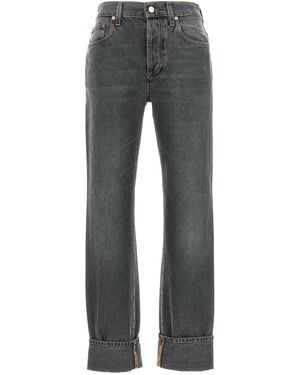 Gucci 'G Quadrato' Jeans - Gray