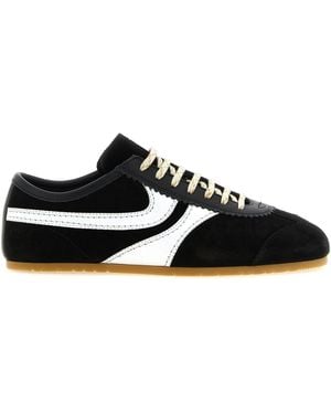 Dries Van Noten Suede Sneakers - Black