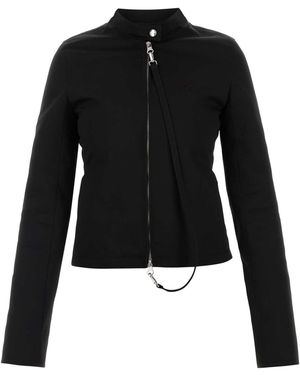 Courreges Canvas Jacket - Black