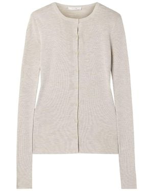 The Row Josette Cardigan - White