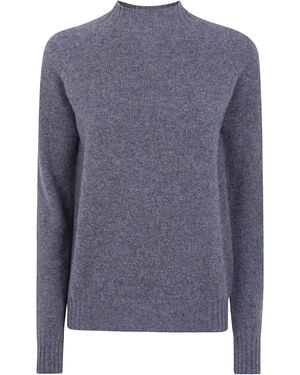 Drumohr Round Neck Sweater - Blue