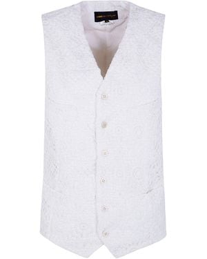 Comme des Garçons Classic Gilet - White