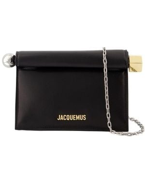 Jacquemus Piccola Pochette Rond Carré - Black