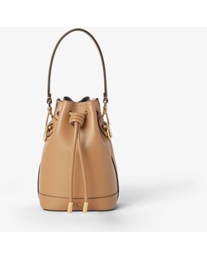 Fendi Leather Satchel - Natural